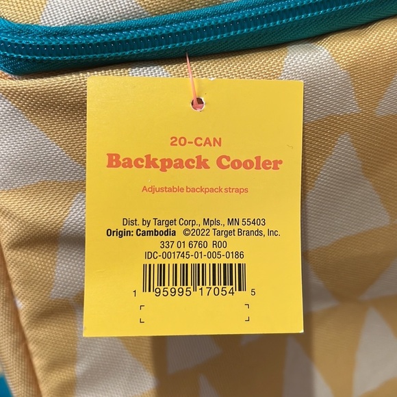NWT Target Sun Squad Pineapple Backpack Cooler - Picture 7 of 7